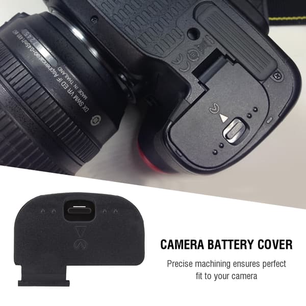 Batteridæksel Låg Reparations Udskiftningsdele til Nikon D7200 Kamera