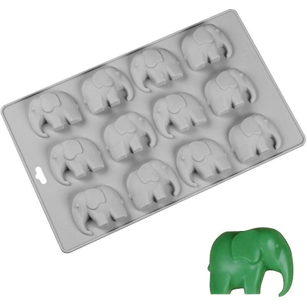 12 Håls Elefant Mousse Form, 11