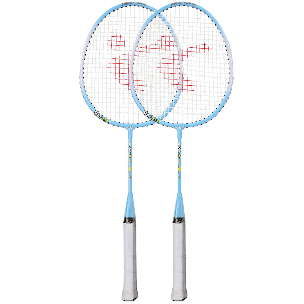 Ett par Aluminiumlegering Tecknad Barn Badmintonracket Utomhussport Fritid ToyBlue
