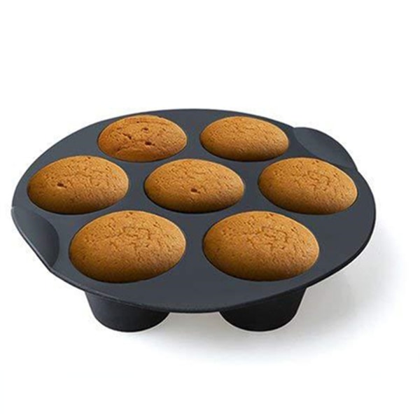 10 st Air Fryer Baktillbehör 3.2Qt-5.8Qt Airfryer för pizzor Kakor Bröd Quicher Pannkakor 8 7 6 tum Valfritt
