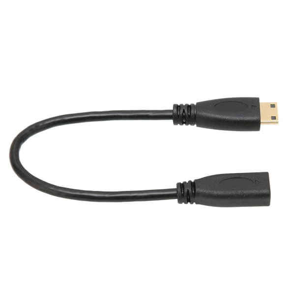 Adapterkabel Overfør data Bærbart kompakt design Hun-han-stik Mini til Micro kort kabel til telefoncomputer