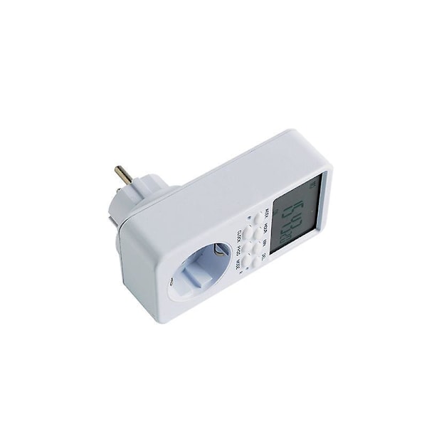 Smart uttag med LCD-display, programmerbar timer och energibesparing