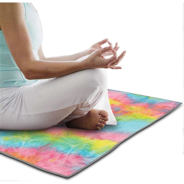 Halkfria Hot Yoga Handdukar Halkfri Våffelstruktur, 24\" x 72\"...