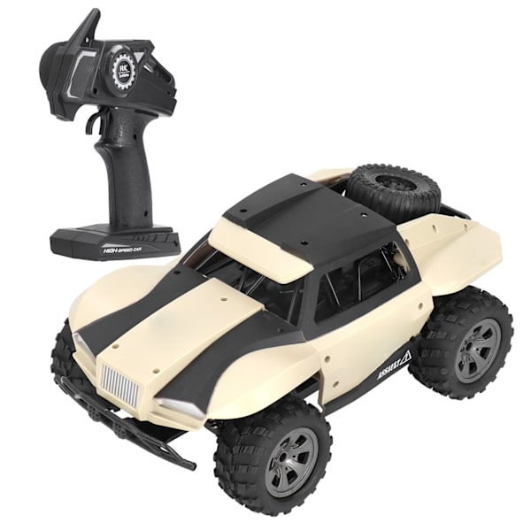 1:18 Full Scale RC Bil 2.4Ghz Fjärrkontrollfordon Modell Leksak för Barn SmåbarnBeige