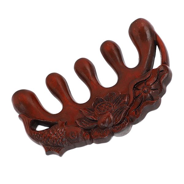 Træmassagekam Fortykker Udvid tænder Lindre træthed Meridian Head Comb Massager