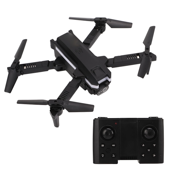 XT8 Mini Drone Aerial Photography RC FPV Drones 4K Dual Camera Multicolored Light Plane Toys Black Dual Battery