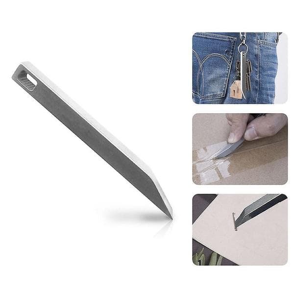 Small Portable EDC Keychain Pry Bar Versatile Easy to Carry Durable Pry Tool for Hiking 1 st