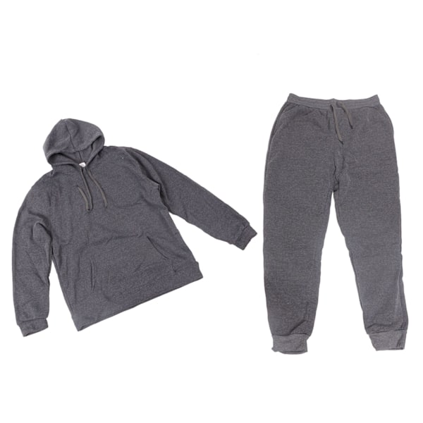 Herre Træningsdragt XXXL Sportsdragt Mørkegrå Fashion Herre Hoodies Træningsdragt Sæt Casual Løb Jogging Sportsdragt