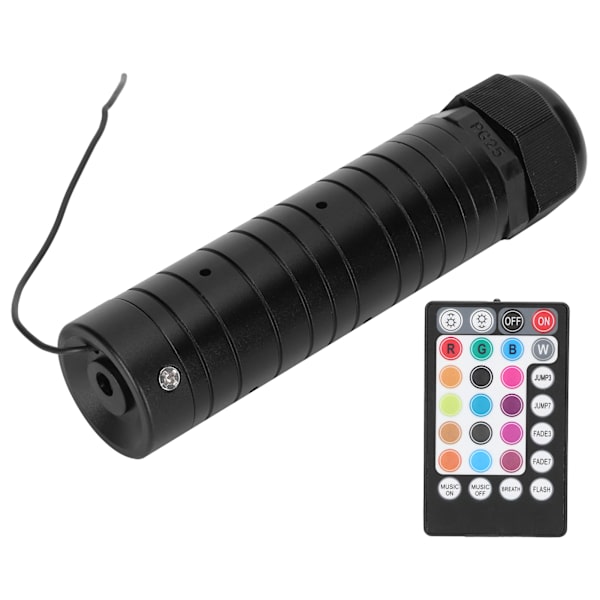12V LED-fiberoptisk lyskildeenhet for bil, takbelysning med fjernkontroll
