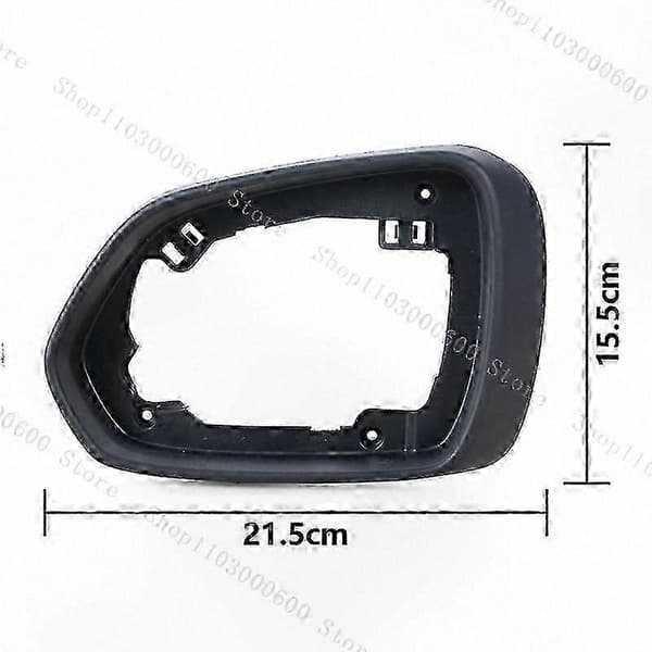 Svart bakspeildeksel for MG ZS EV 2017-2023 Sidespeilramme Erstatningsdel Right