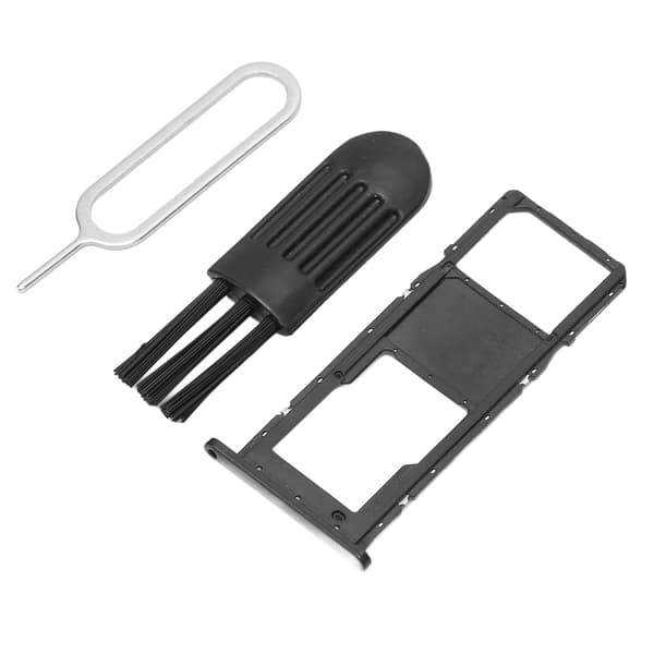 SIM-kortskuff Solid Slitesterk Plast Perfekt Erstatning Nøyaktig Størrelse SIM-kortholder for Galaxy A02S A025U