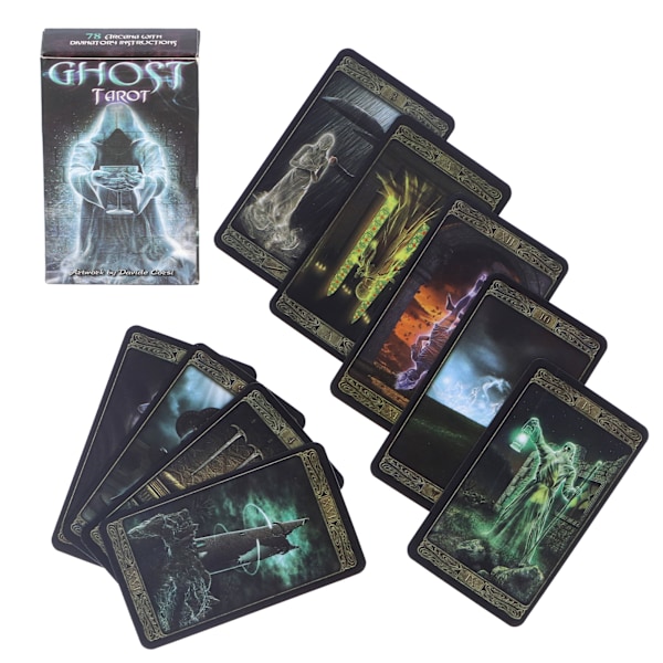 Skjebne Divination Tarot Deck Engelsk Fortune Telling Tarot Kort Brettspill for Nybegynnere