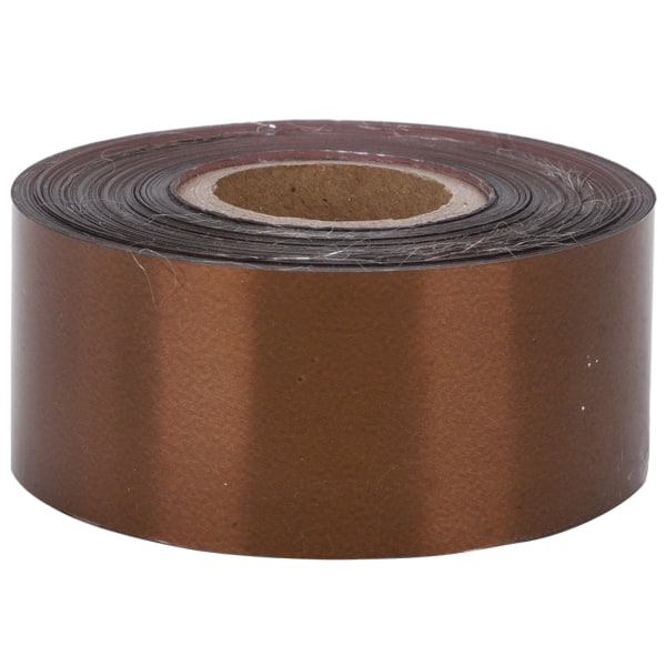 Varmstämpling Folie Papper Läder Tyg Paket Box Gör-det-själv dekoration Tillbehör 3cm Bredd 120 Meter/ RollBrown