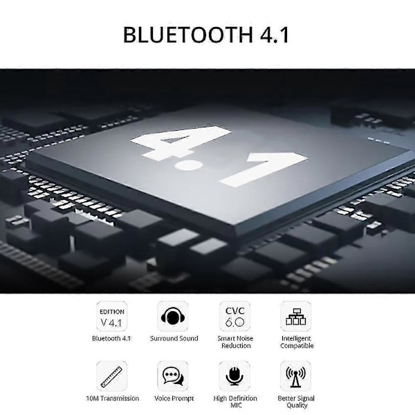 Magnetisk halskæde Bluetooth-øretelefon - Bt315 B Sort