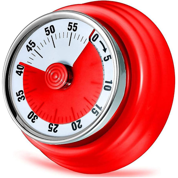 Magnetisk Mekanisk Køkken Timer, Ingen Batterier Krævet, Tidshåndtering Timer til Madlavning Tidsstyring