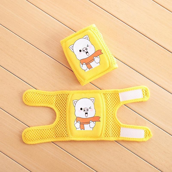 Babykryp-knäskydd 4 par Halkskydd för spädbarn Justerbara remmar Andningsbart 3D-nätdesign