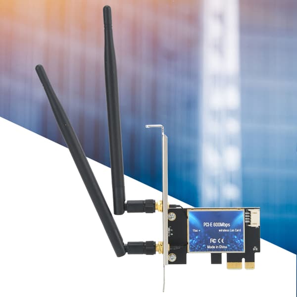 EDUP LAN-kort EP9619 600M Dual Band PCIE Trådløs 4.0 Adapter Computertilbehør