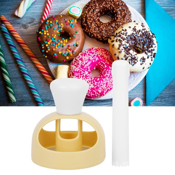 Donut Maker Cutter Mold Desserter Smultring Kaker Bakeform DIY Verktøy