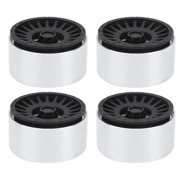 2,2 tum metallhjulnav klätterbil CNC-kryphjulnav för 1/8 1/10 RC-bil RC-tillbehör svart