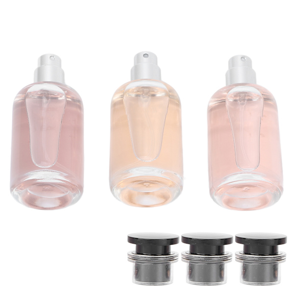 3st Kvinnor Lätt Doft Parfym Långvarig Uppfriskande Parfym Presentbox Set för Dating 30ml