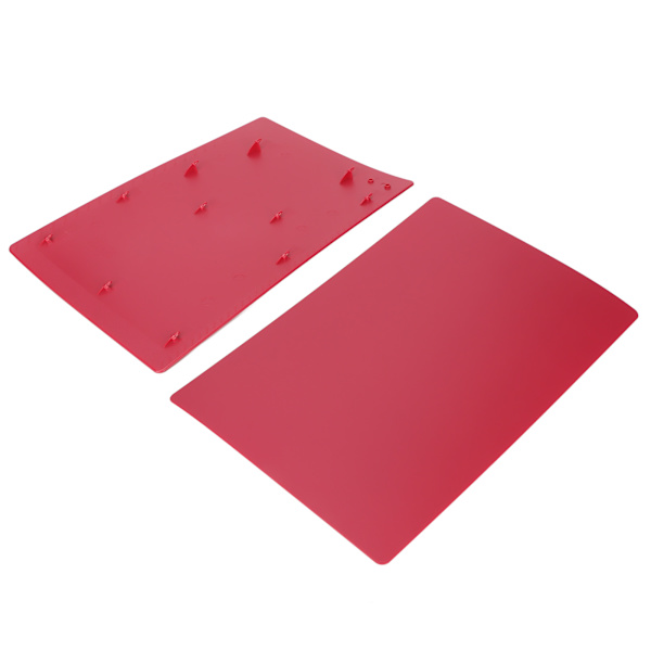 För PS5 Ersättningspanel Damm- och reptålig för PS5 Spelkonsol Panel Case för PS5 Digital Edition Star Red