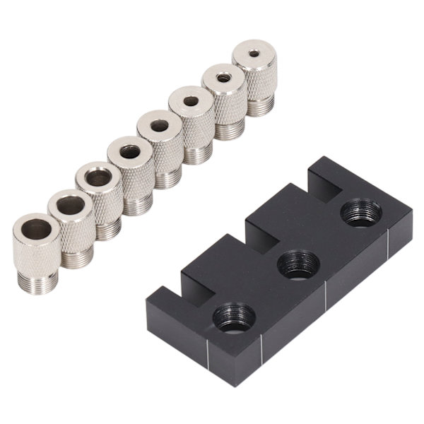 Hålstansningsjigg 3 i 1 Loggtapp Träbearbetning Hålöppnare DIY Verktyg 3 4 5 6 7 8 9 10mm