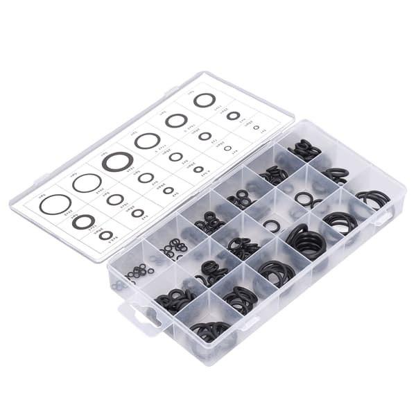 225PCS O-ring sortiment gummitätningspackningar multifunktionellt slitstarkt brickkit