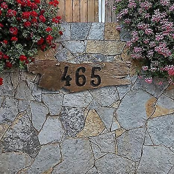 3 tommer Husnumre og Bogstaver i Støbejern, Vintage Støbejerns Husnummer Solidt Metal Gate Postkasse Numre, Matchende Skruer Inkluderet Zekai Nummer 8
