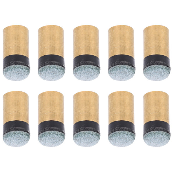 10 kpl/pussi Biljardipallotarvikkeet Pool Cue Nine Balls Club Vaihtoruuvin kärjet 12MM