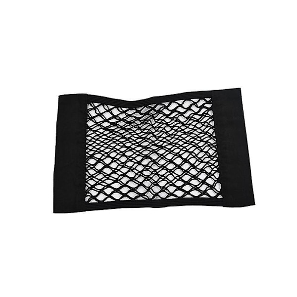 2 stk. Bagagerumsorganisator til bil, 60 x 25 cm bagagerumsnet til bil, Universal Velcro bagagerumsnet taske, Elastisk bagage