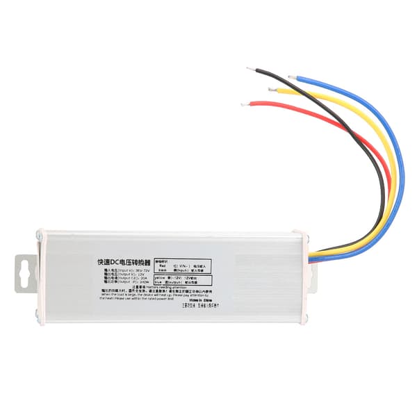 36-72V til 12V 20A 240W DC-omformeradapter Spenningstransformator