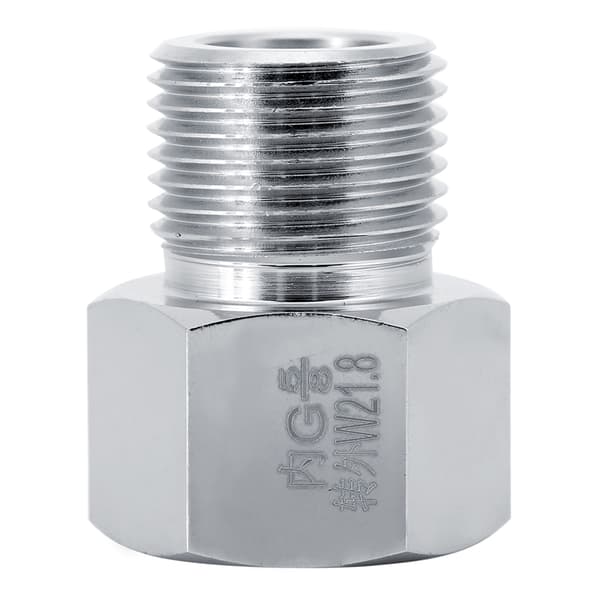 Cylinder Adapter Konnektor Konverter til Akvarium CO2 Regulator Hun G5/8 til Han W21.8