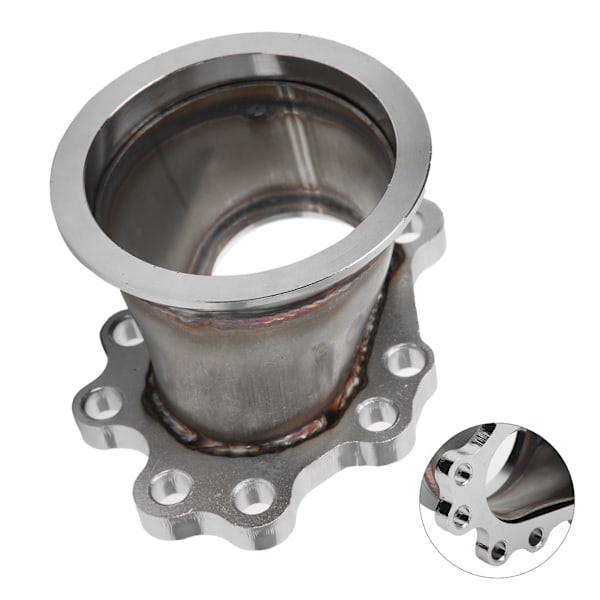 Auton turboadapterilaippa 8 pulttia 3 tuumaan ruostumaton teräs Vaihto Garrett GT25/GT28/t25/t28