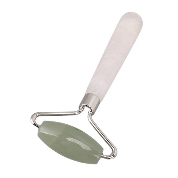 Jade Roller Handgjord Hudstramande Finpolerad Reducerande Puffiness Ansiktsmassager Roller Ansiktsroller Hudvård