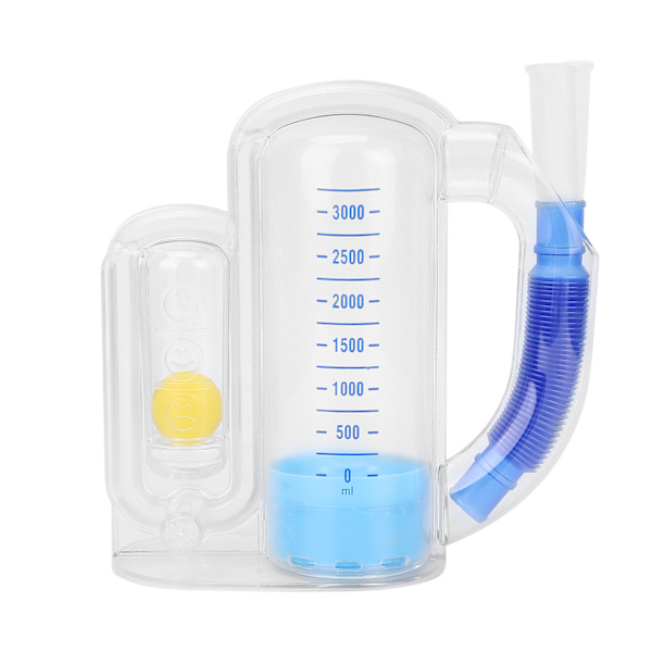 3000 ml Spirometria Hengitysharjoittelija Keuhkohengitys Vital Capacity -harjoittelutyökalu