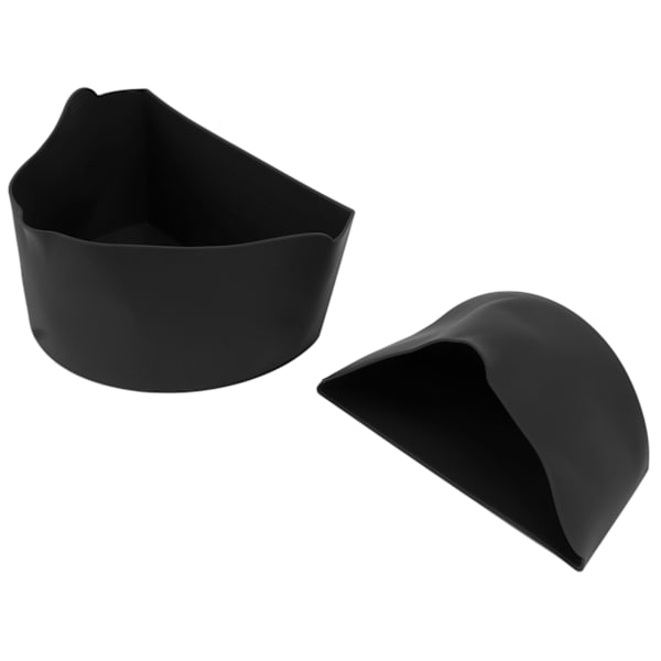 2 i 1 Slow Cooker Divider Gjenbrukbar Mat Grade Silikon Cooker Liner med Løftehåndtak for 6 Quart Pot Svart