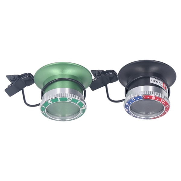 2 st Clip On Eyeglass Magnifier Mini Hands Free HD Förstoringsglas Verktyg för Klockreparation 10X