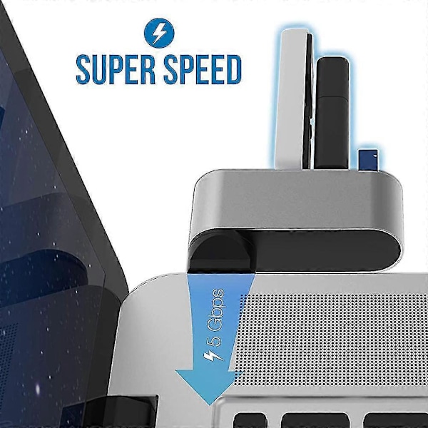 Alumiiniseos Pyörivä Usb3.0 Hub Jakaja Usb Hub Jakaja 3 Porttia Usb 3.0 Hub Laajennus