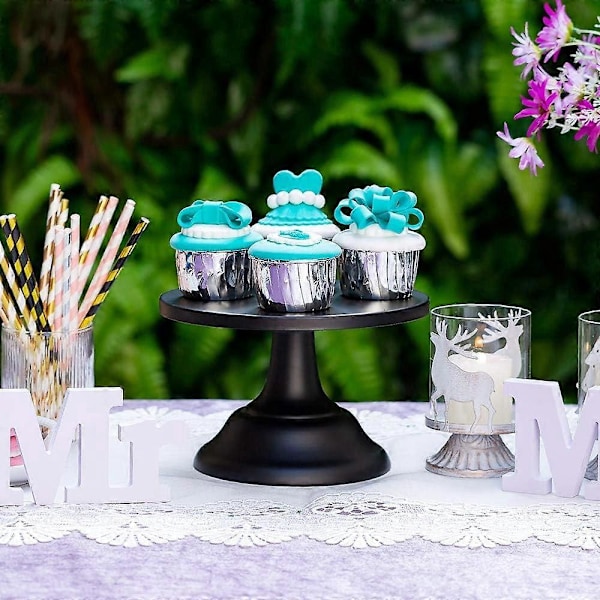 Kakkuteline Häät Jälkiruoka Cupcake 8 tuumaa/ 20 cm Pyöreät Kakkutelineet Syntymäpäiväjuhliin Hääpäivään
