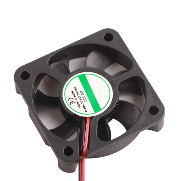 2 stk 3D-printer tilbehørsdel DIY 5010 Køleblæser 2Pin 12V 4000-6500 RPM 30dB 8-14CFM
