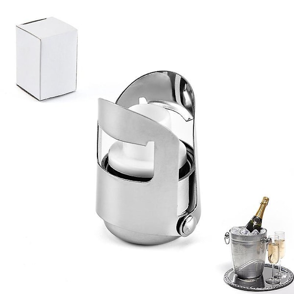 Holdbar Champagne Prop i Rustfrit Stål, Forsegler (1 Styk)