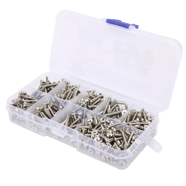 Rustfrit stål skrue fittings sæt reparations tilbehør til Axial SCX10 III 1/10 RC bil
