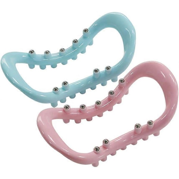 2 stk. yogaudstyr yogaring med massagekugler Pilates ring fitnessring træning