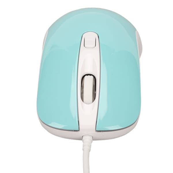 Kablet spillmus RGB bakgrunnsbelyst 3500DPI 4 knapper Ergonomisk design Kablet datamus Blå