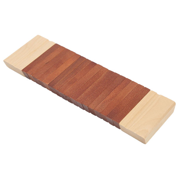 Orff tand træekkolod træ percussion instrument musikalsk pædagogisk legetøj gave til børn rød og træ farve