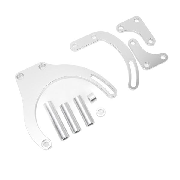 Robust og pålitelig servostyringspumpefestebrakettsett - erstatning for Chevy Big Block-motorer BBC Silver