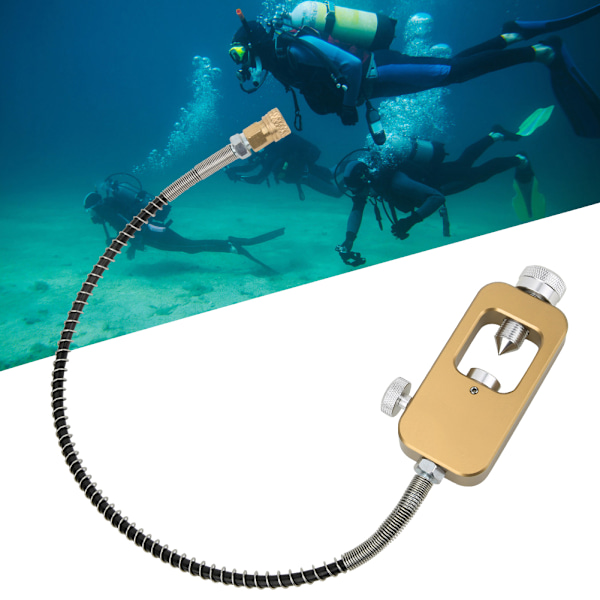 DEDEPU bærbar dykkeradapter 8MM stor flaske til liten flaske adapterhoder med stropp Tubegolden