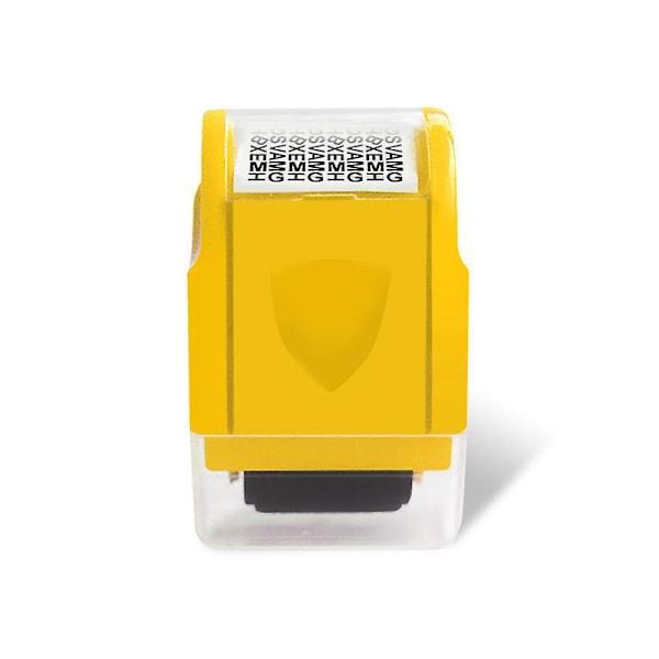 Bred Rulle Stempel for Personvern - Forebygg Identitetstyveri