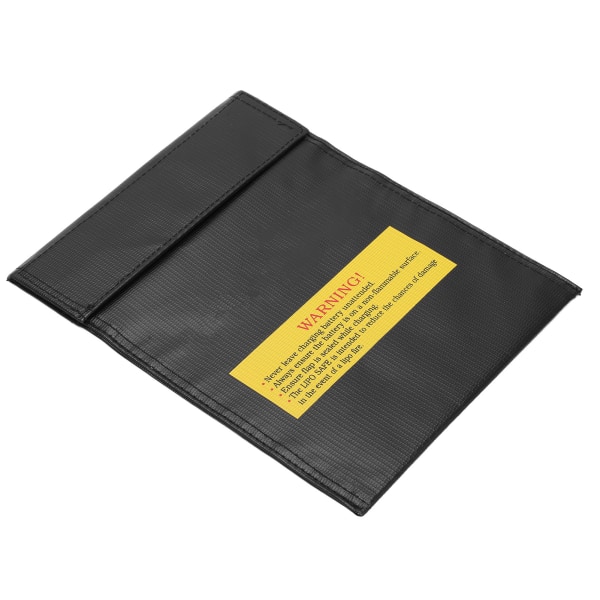 18x23cm RC Lipo batteriveske Brannsikker eksplosjonssikker Lipo beskyttelsesveske for ladeoppbevaring Svart