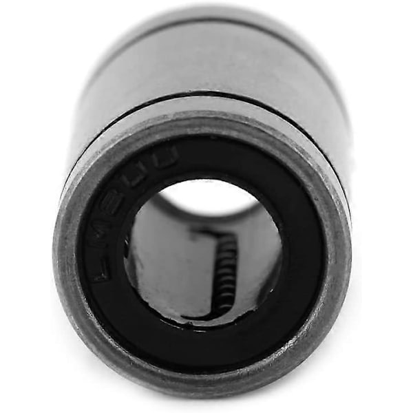 10 stk. LM8UU 8 mm lineær kugleleje dobbelt forseglet ring til stang 3D-printer CNC-dele
